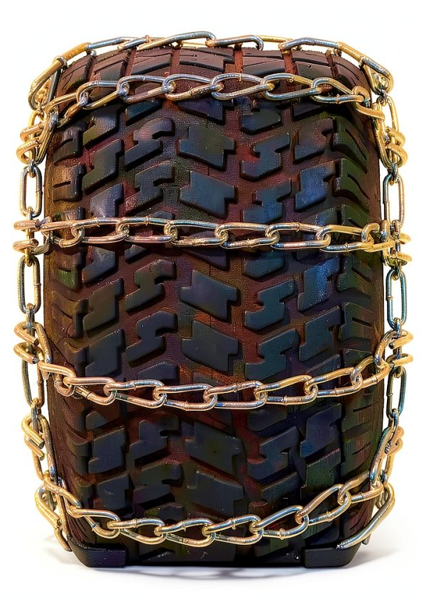 BEZANO Alloy Steel Tractor Tire Chains Universal Fit-4