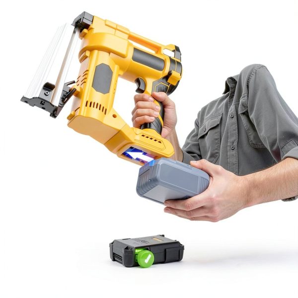 Ecarke 2 in 1 Brad Nailer Metal Cordless Tool-4