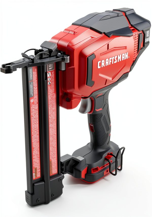 CRAFTSMAN Cordless Brad Nailer 20V Black Red-7