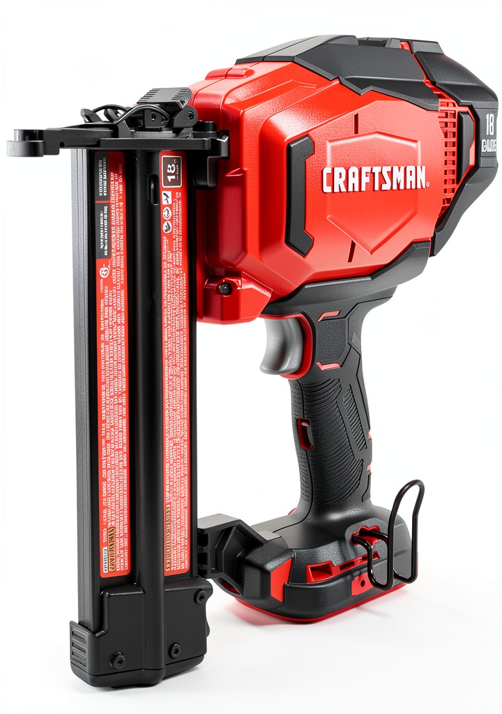 CRAFTSMAN Cordless Brad Nailer in action