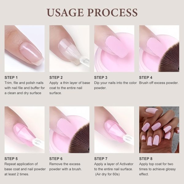 Sutokaka Dip Powder Nail Kit Beauty Personal Care-5
