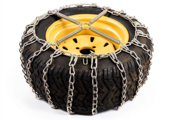 ROP Shop 2 Link Tire Chains for Kubota Lawn Mowers-4