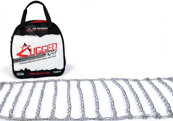 ROP Shop 2 Link Tire Chains for Kubota Lawn Mowers-1