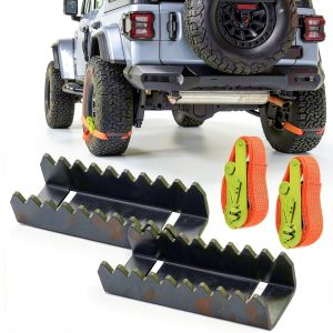 VKU Tire Traction Straps Metal Gripper Traction Device-0