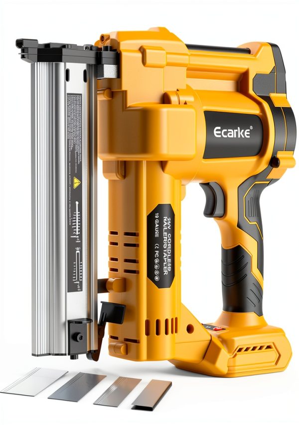 Ecarke 2 in 1 Brad Nailer Metal Cordless Tool-0