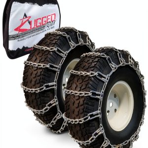 Welironly 12 Inch Tractor Tire Chains for Snow Mud-0