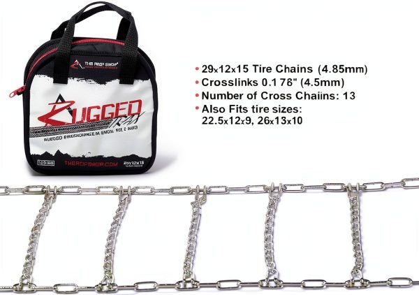 Tire Chains for Lawn Mowers by The ROP Shop-1