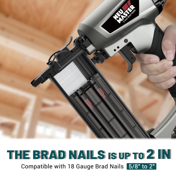 NEU MASTER Brad Nailer Kit Gas Powered-3