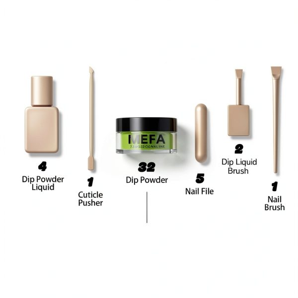 MEFA Dip Powder Kit Salon Nail Art 32g Easy-5