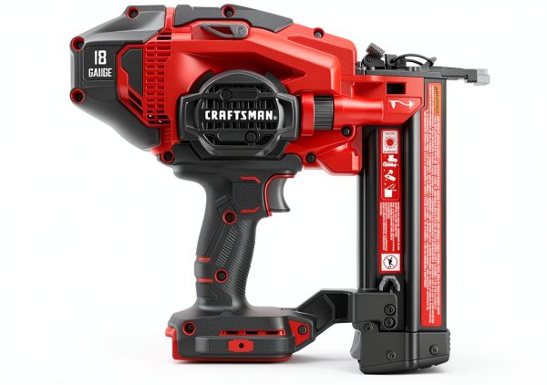 CRAFTSMAN Cordless Brad Nailer 20V Black Red-8