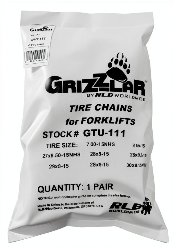 Grizzlar Alloy Steel Forklift Snow Chains-1