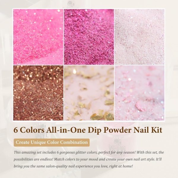 Sutokaka Dip Powder Nail Kit Beauty Personal Care-1