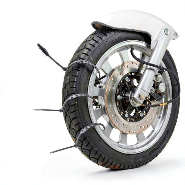 SOLUSTRE Motorcycle Snow Chains Nylon Universal Fit-3