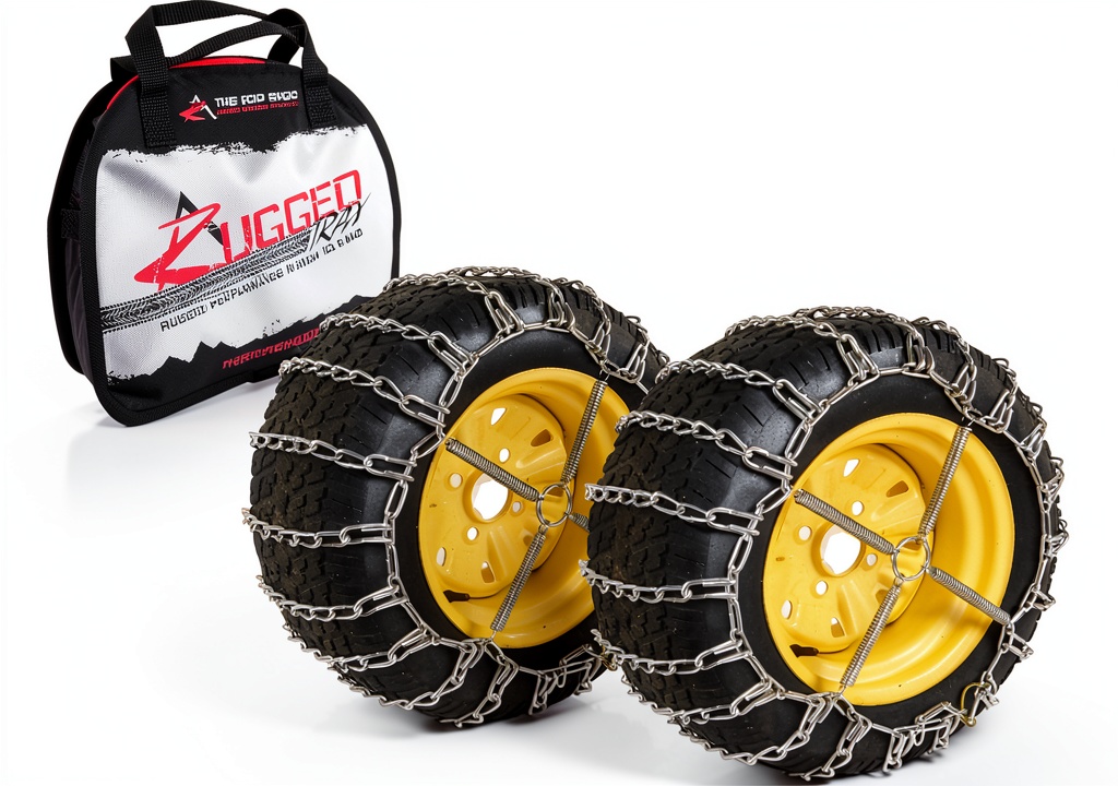 John Deere riding mower tire chains