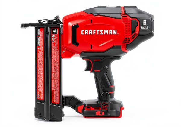 CRAFTSMAN Cordless Brad Nailer 20V Black Red-6