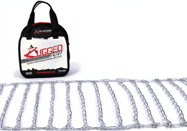ROP Shop 10 Inch Alloy Steel Tire Chains for Lawn Mowers-1