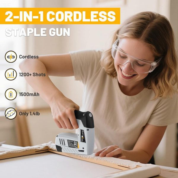 Batavia Cordless Power Brad Nailer Kit Grey-5