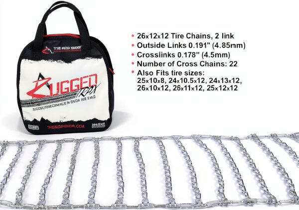 Kubota Tractor Tire Chains by The ROP Shop-1