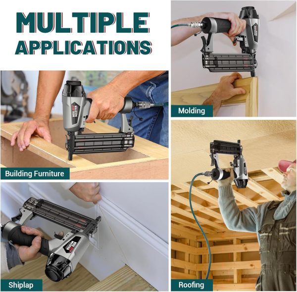 NEU MASTER Brad Nailer Kit Gas Powered-5