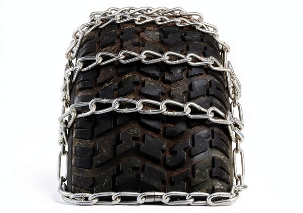 ROP Shop 2 Link Tire Chains for Kubota Lawn Mowers-6