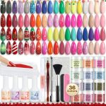 Lavender Violets Dip Powder Nail Kit Amber Rainbow Castle-0