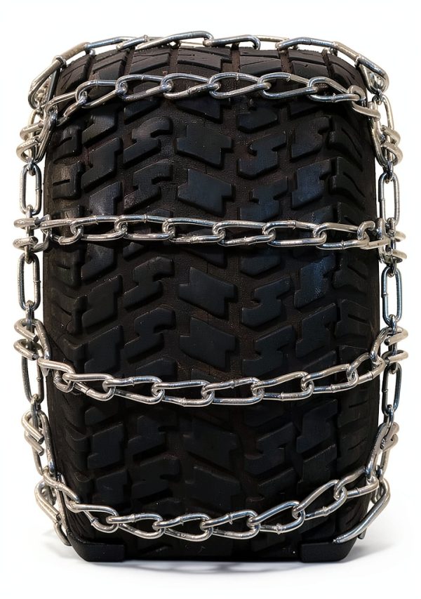 Welironly 12 Inch Tractor Tire Chains Universal Fit-4