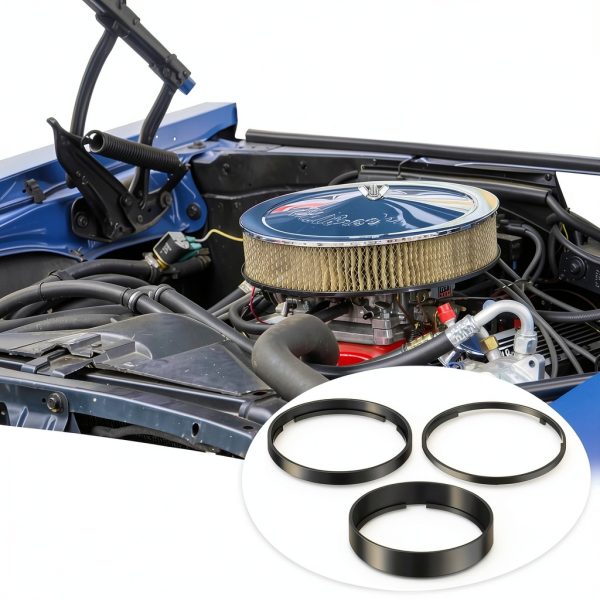 Air Cleaner Riser Kit Sacubee QEE0683 6 Piece Black ABS Spacer Set-5