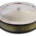 Air Cleaner Mounting Gasket Mr. Gasket Steel Chrome 14in 9790-0