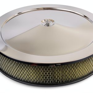Air Cleaner Mounting Gasket Mr. Gasket Steel Chrome 14in 9790-0