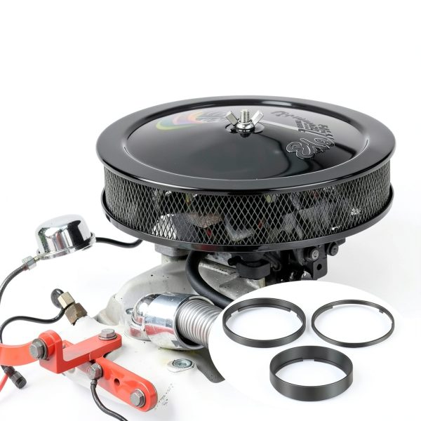 Air Cleaner Riser Kit Sacubee QEE0683 6 Piece Black ABS Spacer Set-3