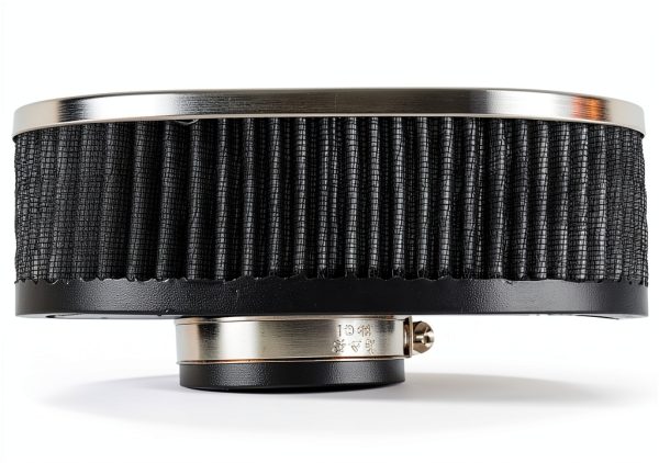 EMPI Oval Air Cleaner Mount Gasket with Steel Top and Washable Gauze-0