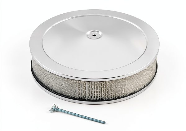 Air Cleaner Mounting Gasket Mr. Gasket Steel Chrome 14in 9790-1