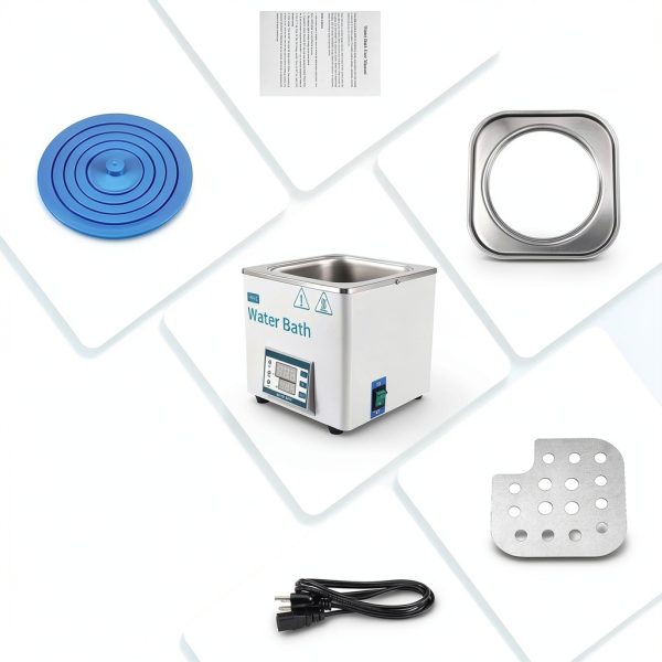 Lab Water Bath 3L eLabPal Thermostatic Stainless Steel Liner Timer-6