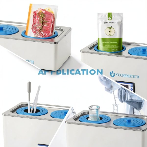 Digital Lab Water Bath 8L 600W YF&EB Heater with Dual Openings-8