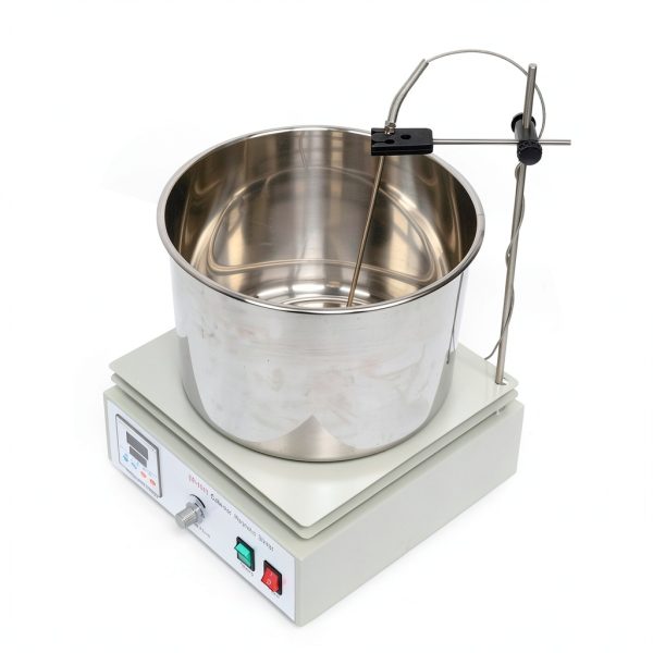 10 Liter Collective Heat Magnetic Stirrer Water Bath Oil Bath Laboratory Thermostat 1400Rpm 400, Digital Df-101t Constant Temperature Water Bath 110V-5