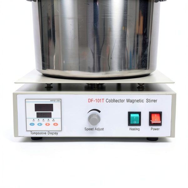 10 Liter Collective Heat Magnetic Stirrer Water Bath Oil Bath Laboratory Thermostat 1400Rpm 400, Digital Df-101t Constant Temperature Water Bath 110V-4