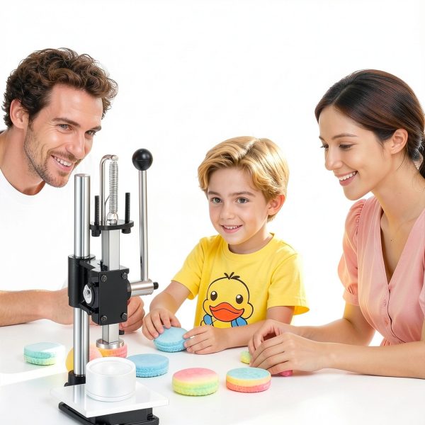 Bath Ball Pressing Machine YQJ-CB Height Adjustable 3D Plastic Molds-5