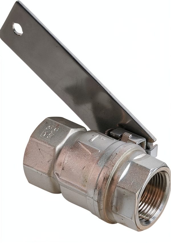 Bradley S30-059 Ball Valve Assembly 1" NPT Chrome Brass Stay-Open-0