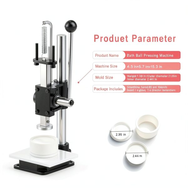 Bath Ball Pressing Machine YQJ-CB Height Adjustable 3D Plastic Molds-1
