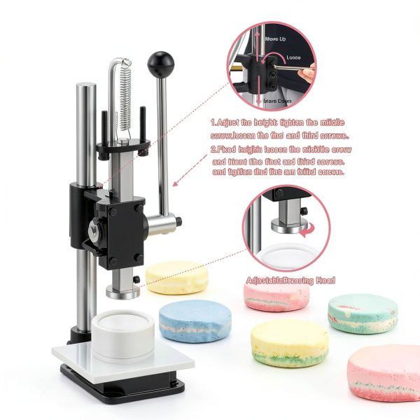 Bath Ball Pressing Machine YQJ-CB Height Adjustable 3D Plastic Molds-4