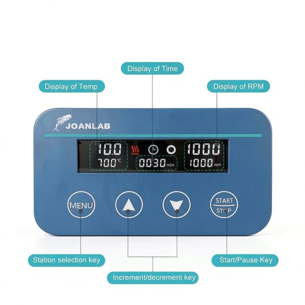 Thermostatic Lab Water Bath JOANLAB 3L Magnetic Stirrer 800W-3