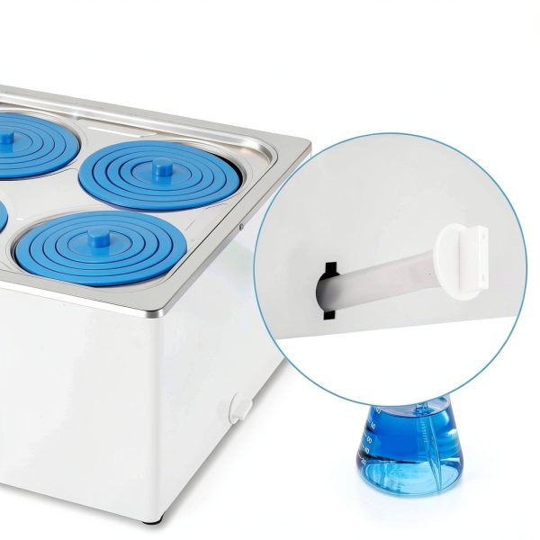 Digital Lab Water Bath 12L Laboratory Thermostatic Water Bath 4 Openings 800W by YUCHENGTECH for Food Heating Chemical Biological Experiment 110V-2
